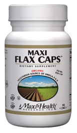 Maxi Health Kosher Maxi Organic Flaxseed Oil Caps 700 Mg 90 MaxiCaps